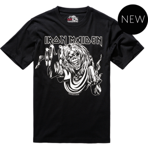 BRANDIT tričko Iron Maiden T Shirt Eddy Glow černá Velikost: S
