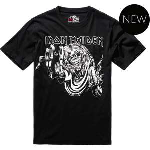 BRANDIT tričko Iron Maiden T Shirt Eddy Glow černá Velikost: XL