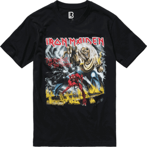 BRANDIT tričko Iron Maiden T Shirt Number of the Beast II Černá Velikost: L