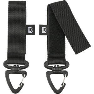 BRANDIT pásek s karabinou Molle Loop 2 Pack Černá Velikost: OS