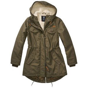 BRANDIT Dámská bunda Marsh Lake parka Olivová Velikost: 4XL