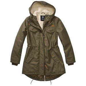 BRANDIT Dámská bunda Marsh Lake parka Olivová Velikost: 5XL