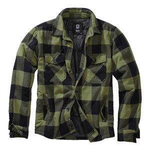 BRANDIT bunda Lumberjacket Černo-olivová Velikost: 7XL