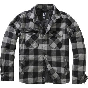 BRANDIT bunda Lumber Jacket Černo-charcoal Velikost: 6XL