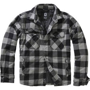 BRANDIT bunda Lumber Jacket Černo-charcoal Velikost: 7XL