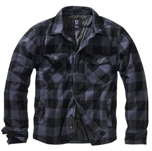 BRANDIT bunda Lumberjacket Černo - šedá Velikost: M