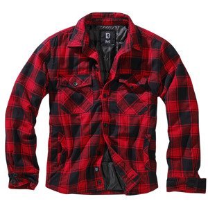 BRANDIT bunda Lumberjacket Červeno-černá Velikost: 6XL