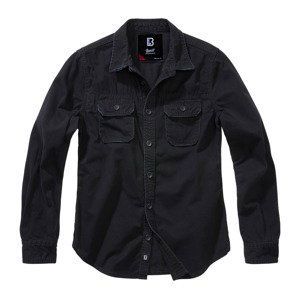 BRANDIT Dámská košile Vintageshirt Longsleeve Černá Velikost: XL