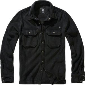 BRANDIT košile Jeff Fleece Shirt Long Sleeve černá Velikost: L