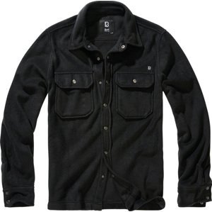 BRANDIT košile Jeff Fleece Shirt Long Sleeve černá Velikost: M