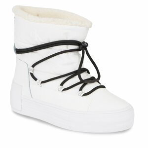 Sneakersy Calvin Klein Jeans Bold Vulc Flatf Snow Boot Wn YW0YW01181 Bright White/Black YBR