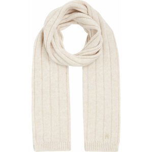 Šál Tommy Hilfiger Th Timeless Scarf AW0AW15351 Cashmere Creme ABH