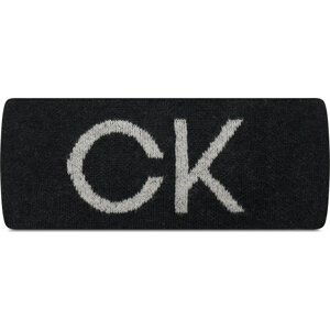 Textilní čelenka Calvin Klein Elevated Monogram K60K609962 Blk BAX