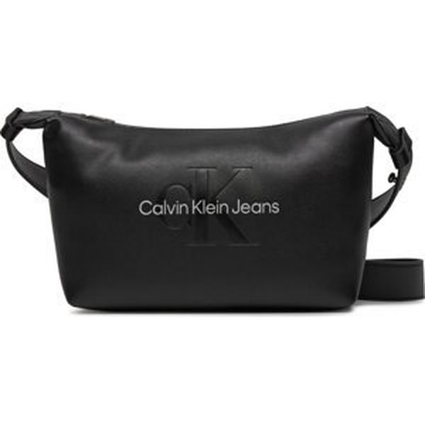 Kabelka Calvin Klein Jeans Sculpted Shoulderbag22 Mono K60K611549 Black/Metallic Logo 0GL