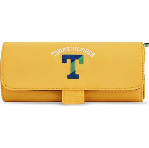 Penál Tommy Hilfiger Colorful Verity Pencil Case AU0AU01755 Oranžová