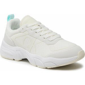 Sneakersy Calvin Klein Jeans Retro Tennis Over Mesh Wn YW0YW00946 White/Creamy White 0K6