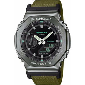 Hodinky G-Shock GM-2100CB -3AER Silver/Khaki