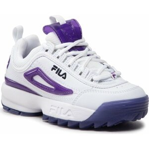 Sneakersy Fila Disruptor T Kids FFK0078.13155 White/Prism Violet