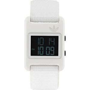 Hodinky adidas Originals Retro Pop Digital Watch AOST23064 White