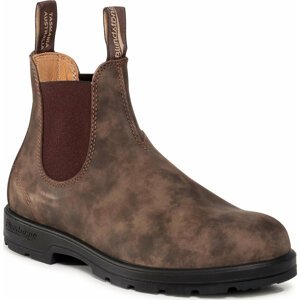 Kotníková obuv s elastickým prvkem Blundstone 585 Rustic Brown