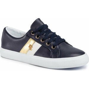 Sneakersy Lauren Ralph Lauren Janson II 802794077002 Lauren Navy/Optic White/Rlgold