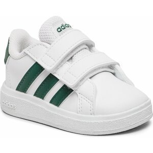 Boty adidas Grand Court Lifestyle Hook and Loop Shoes IG2560 Ftwwht/Cgreen/Ftwwht