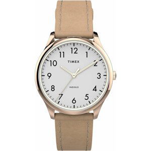 Hodinky Timex Modern Easy Reader TW2T72400 Beige/Gold