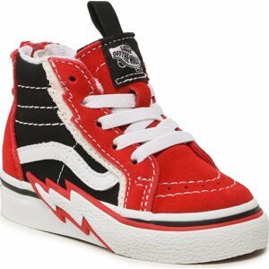 Sneakersy Vans Sk8-Hi Zip Bolt VN000BVKREB1 Red/Black