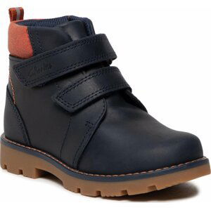 Kotníková obuv Clarks Heath Strap K 261692687 Navy