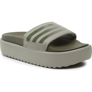 Nazouváky adidas adilette Platform Slides HQ6180 Zelená