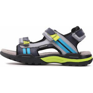 Sandály Geox J Borealis Boy J250RA01554C0661 S Navy/Grey