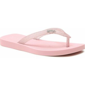 Žabky Melissa Sun Long Beach Ad 33528 Pink Clear Glitter AE314