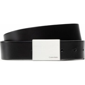 Pánský pásek Calvin Klein Formal Plaque Belt 3.5cm K50K504309 001