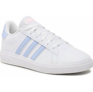Boty adidas Grand Court Lifestyle Tennis Lace-Up Shoes IG4829 Ftwwht/Bludaw/Clpink
