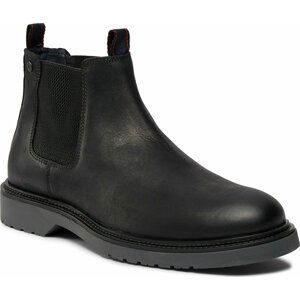 Kotníková obuv s elastickým prvkem Jack&Jones 12140924 Pirate Black 2854610