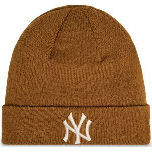 Čepice New Era Le Beanie Nyy Brw 60364360 Hnědá