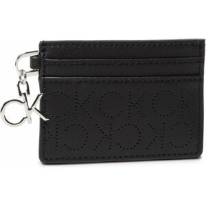 Pouzdro na kreditní karty Calvin Klein Re-Lock Cardholder W/Charm Perf K60K609491 BAX