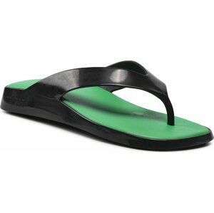 Žabky Melissa Brave Flip Flop Ad 33699 Black/Green AH097