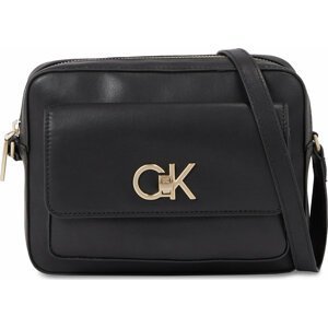 Kabelka Calvin Klein Re-Lock Camera Bag W/Flap K60K611083 Ck Black BAX