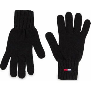 Pánské rukavice Tommy Jeans Tjm Flag Gloves AM0AM11734 Černá