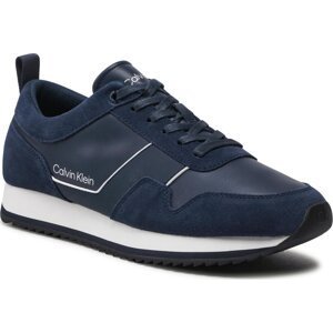 Sneakersy Calvin Klein Low Top Lace Up Lth HM0HM00881 Calvin Navy DW4