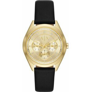 Hodinky Armani Exchange Lady Hampton AX5656 Black/Gold