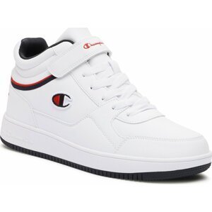 Sneakersy Champion Rebound Mid Mid Cut Shoe S21904-WW008 Wht/Navy/Red