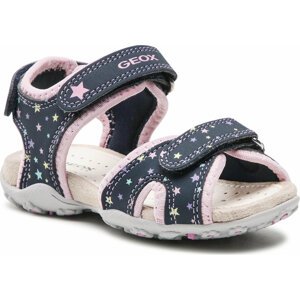 Sandály Geox J S.Roxanne B J25D9B 05015 C0694 M Navy/Pink