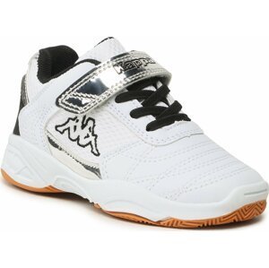 Sneakersy Kappa 260819MFK White/Silver 1015