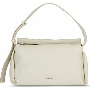 Kabelka Calvin Klein Elevated Soft Shoulder Bag Sm K60K610756 Dk Ecru PC4