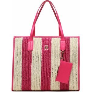 Kabelka Tommy Hilfiger Th City Summer Tote Crochet AW0AW15128 TIK