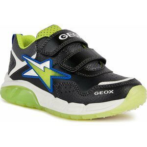 Sneakersy Geox J Spaziale Boy J36CQA 0BU11 C0802 M Black/Lime