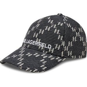 Kšiltovka KARL LAGERFELD K/Monogram Essential Cap 236W3408 Black A999