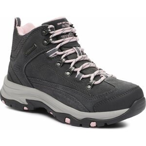 Trekingová obuv Skechers Skechers Trego-Alpine Trail Gray Suede/Pink Trim